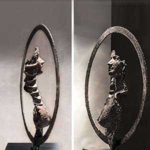 SETTIMA MUSA | OPERA PUBBLICA IN BRONZO | h. cm 98 | public sculpture in bronze
